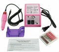 Electric Nail Drill Machine for Manicure Pedicure Acrylic Nails Pink