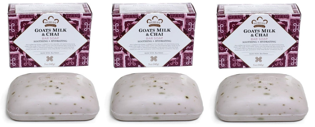 Nubian Heritage 6-Pack Body Care Set - Olive Oil & Green Tea, Goat Milk & Chi, 5oz