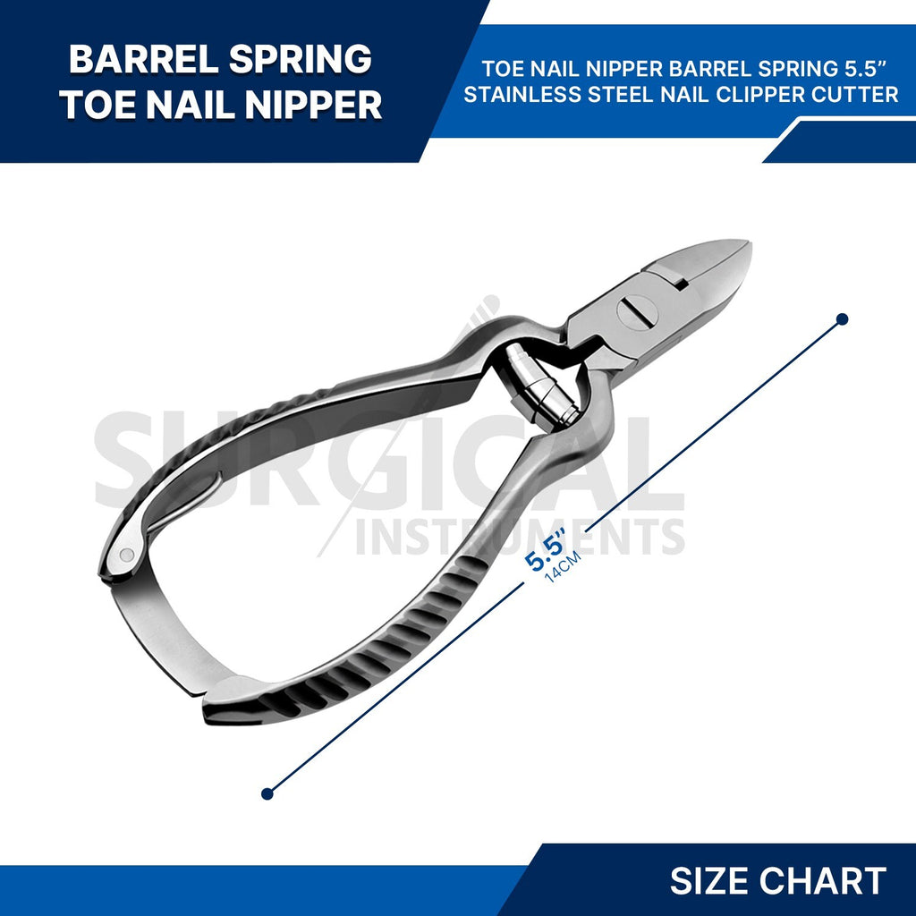 Professional Heavy Duty Steel Nail Clipper for Manicure & Pedicure