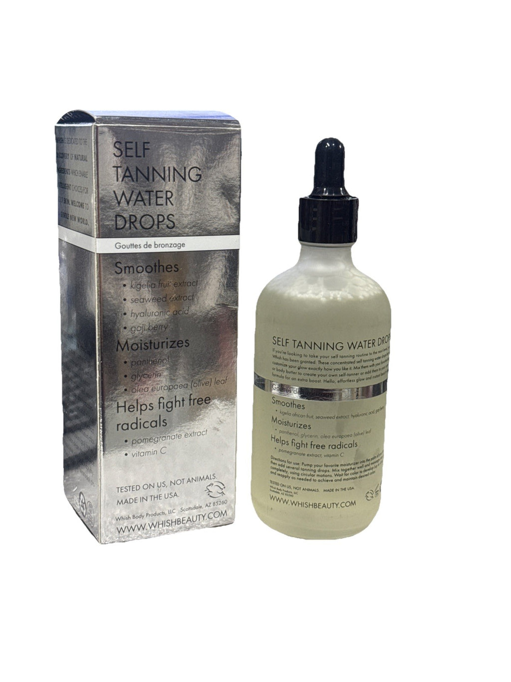Fragrance-Free Self Tanning Water Drops - 4 oz, New