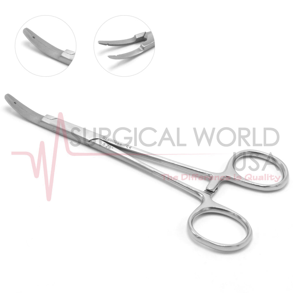 Micro Dermal Anchor Hemostat Forceps for Dermal Tops Holder – Autoclavable Clamp Tool