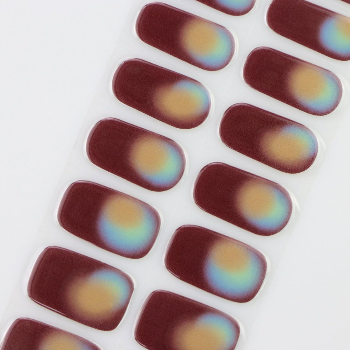 Semi Cured Nail Art Stickers Wraps Gradient - Easy DIY Manicure