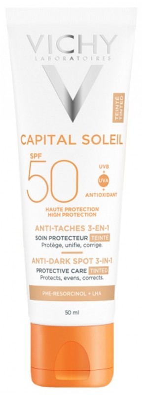 Vichy SPF50 Tinted Sun Protection Cream for Dark Spots - 50ml