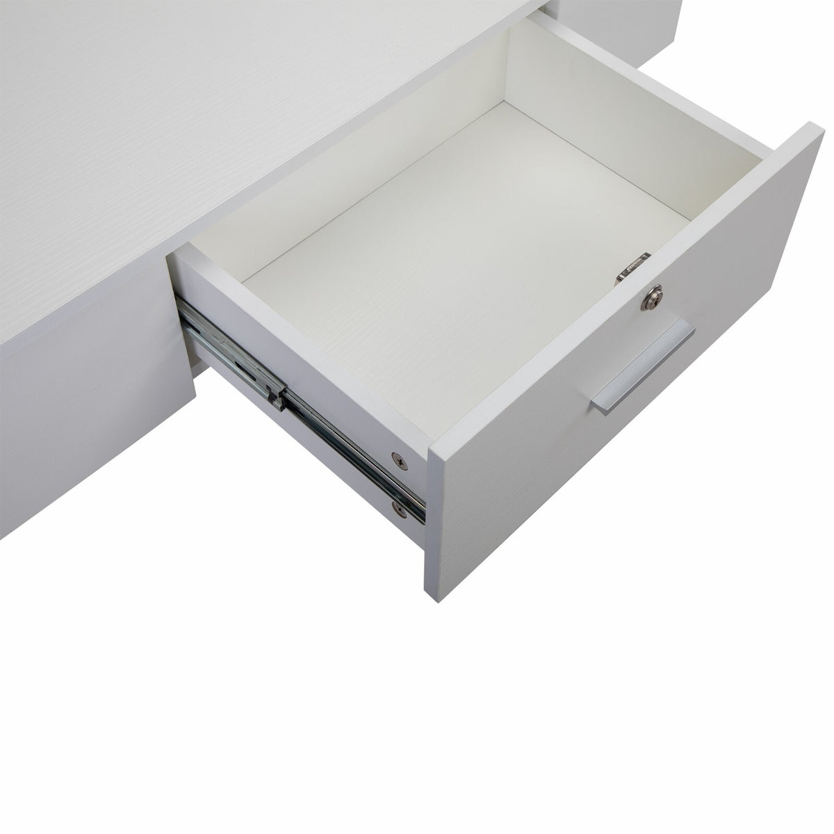 Wall-Mount Styling Station for Hair Salon Barber Spa Storage Cabinet