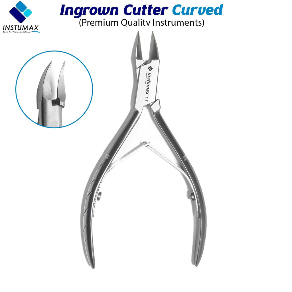Stainless Steel Toenail Clipper for Thick & Ingrown Nails - Wide Jaw Cutter
