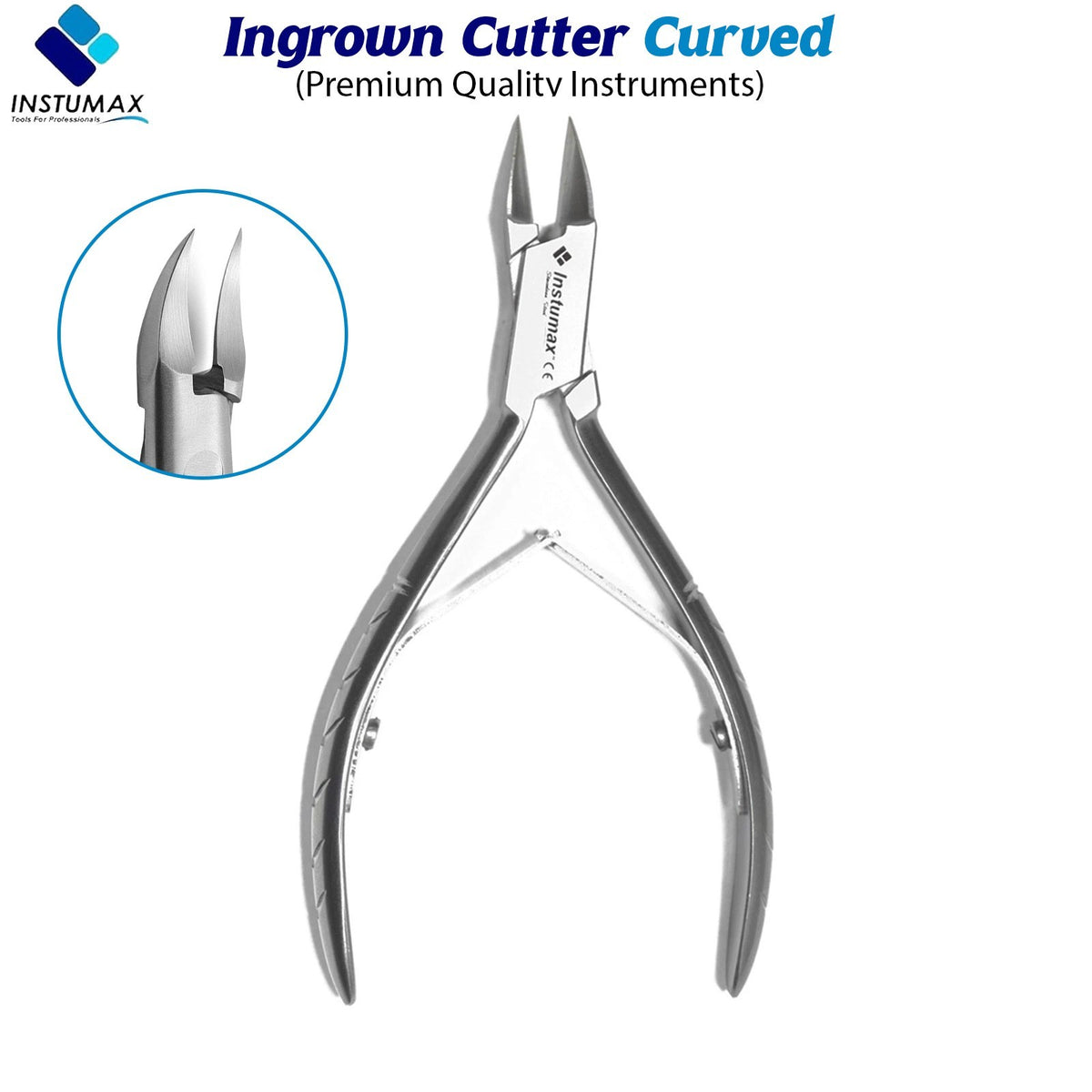Stainless Steel Toenail Clipper for Thick & Ingrown Nails - Wide Jaw Cutter