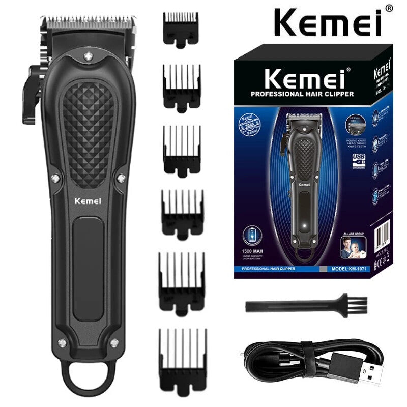 Cordless Hair Clippers & Beard Trimmer Kit - Professional Grooming Set for Men