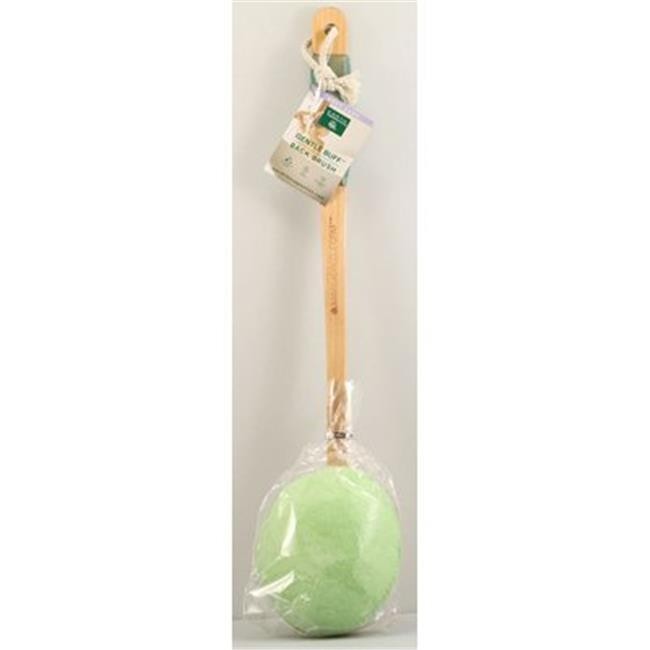 Back Scrubber with Wooden Handle - Gentle Exfoliating Body Brush