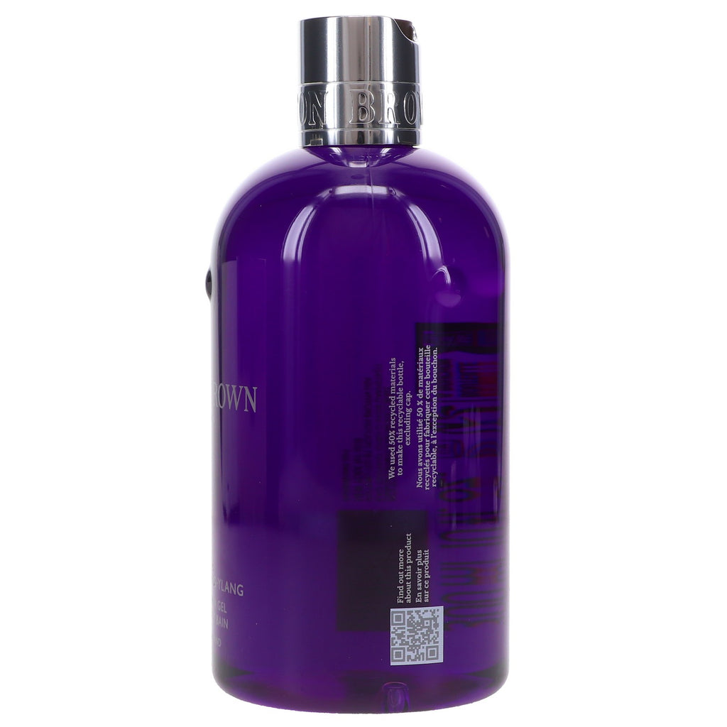 Relaxing Ylang-Ylang Bath & Shower Gel - 10 oz, Soothing Floral Scent