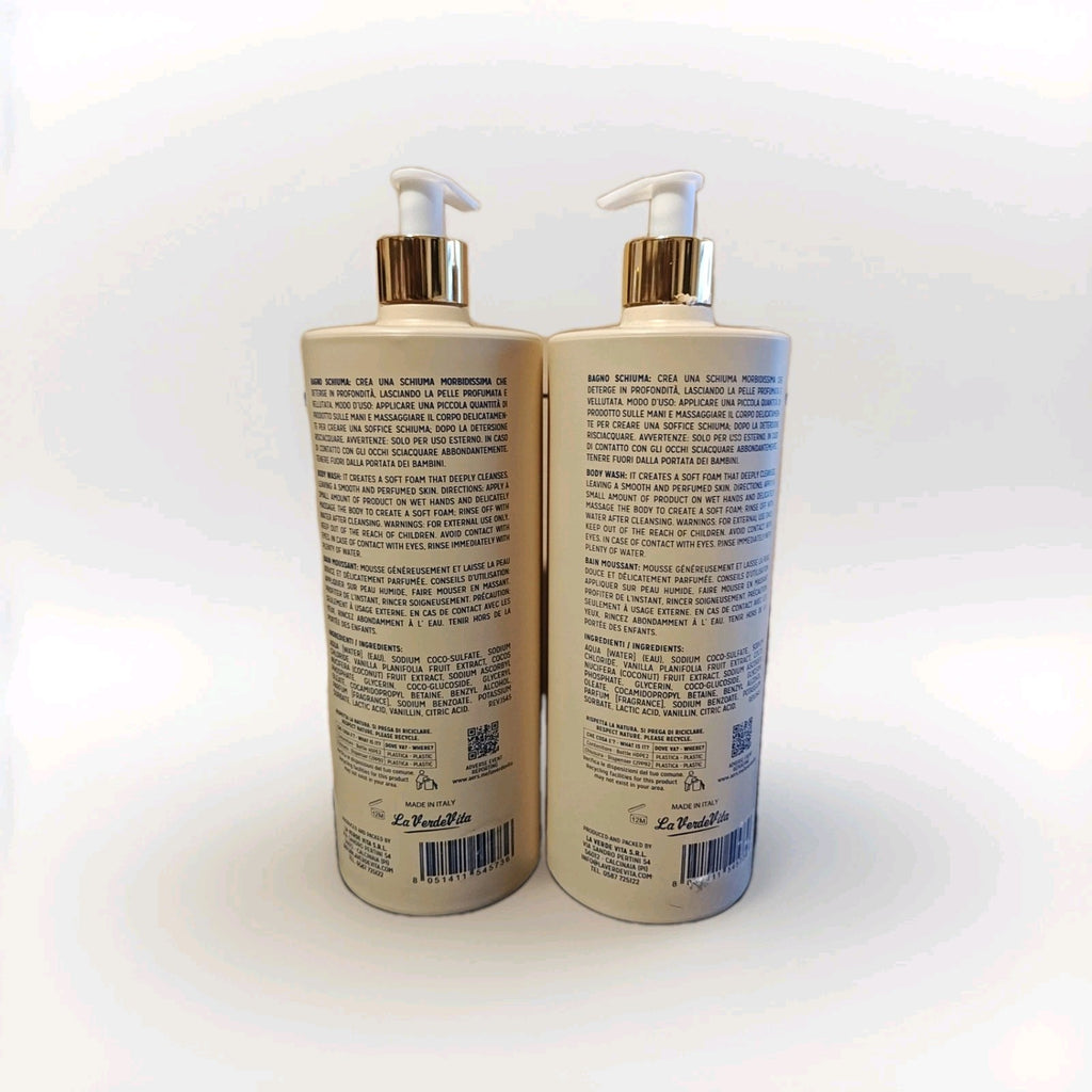 Hydrating Vanilla Coconut Body Wash Pack of 2 - 33.8 Fl Oz Each