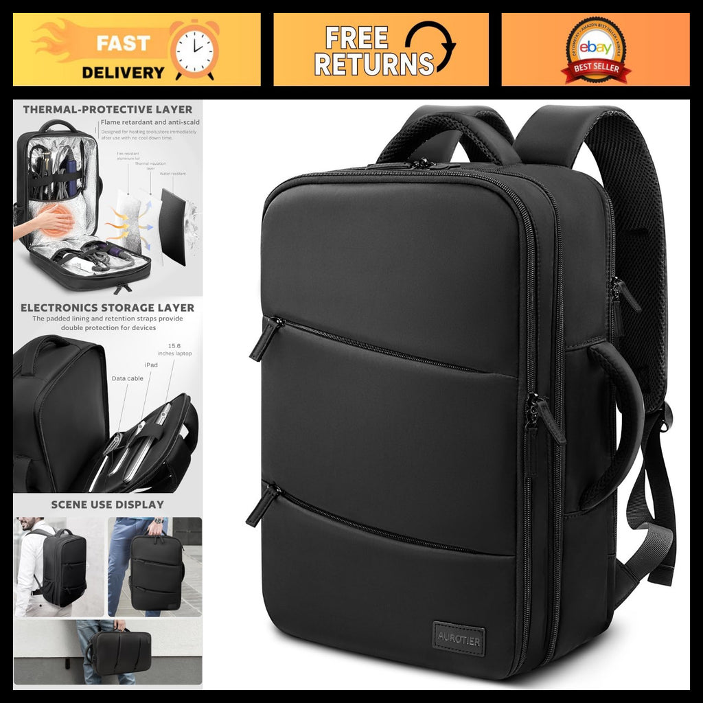 Portable Hairdressing Backpack with Insulated Pocket for Salon & Travel