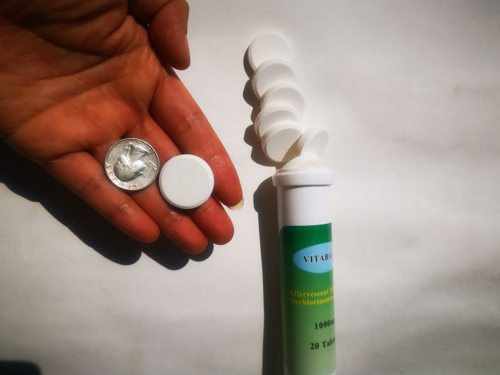 Vitamin C Dechlorination Tablets for Bath and Spa Skin Relief