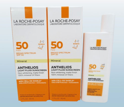 Mineral SPF 50 Light Sunscreen - 2 Pack, Broad Spectrum Sun Protection