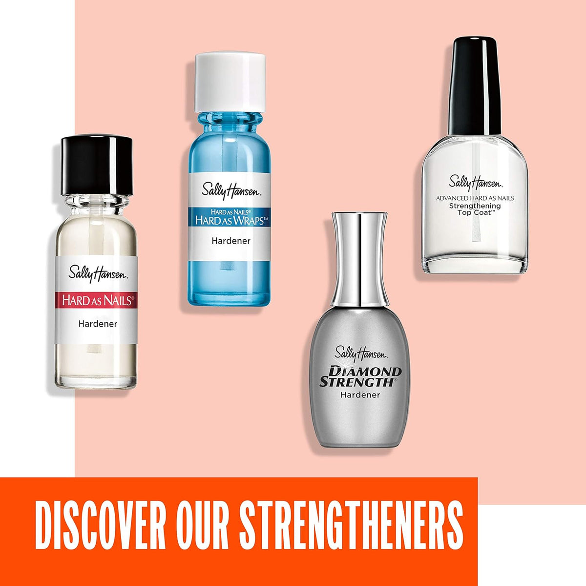 Nail Strengthener Gel - Protects and Reinforces Brittle Nails, 13.3ml