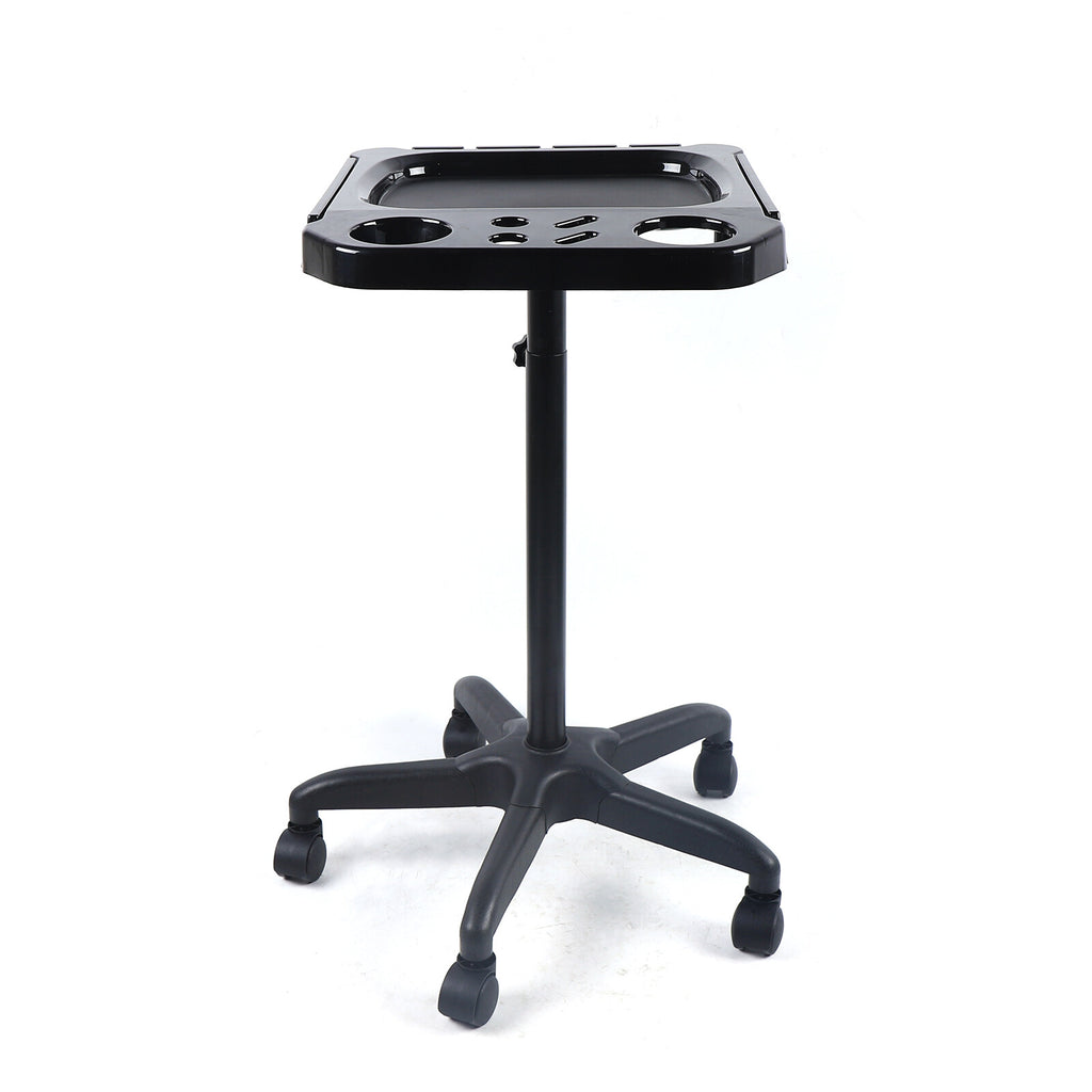 Salon Rolling Cart with Wheels - Adjustable Hairdresser Storage Trolley