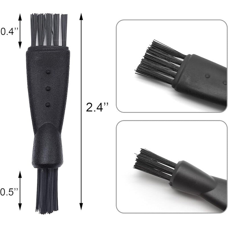 Electric Shaver & Razor Cleaning Brushes 10 Pack Double-Sided Soft Bristle