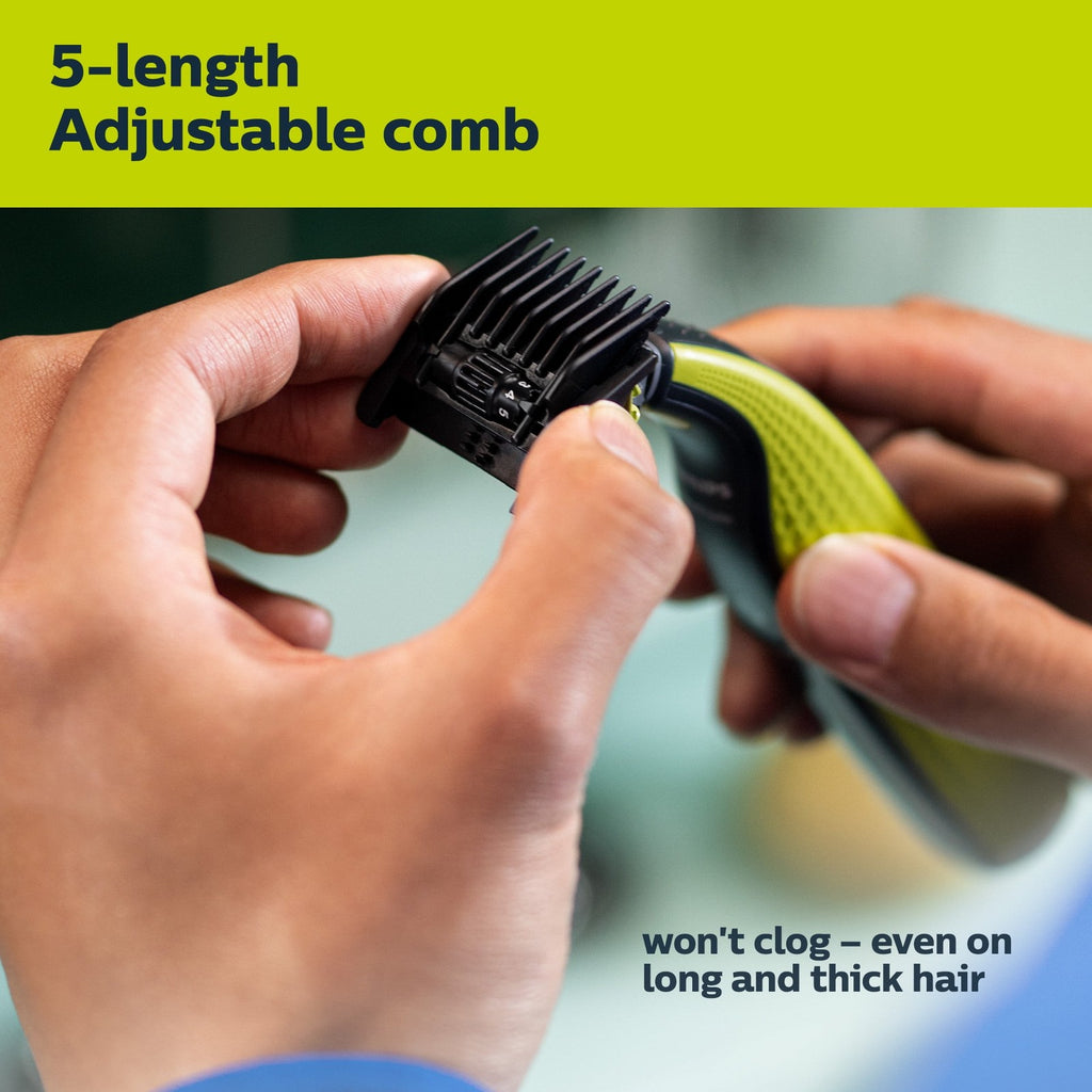 Philips Norelco OneBlade 360 Hybrid Trimmer Shaver - 5-in-1 Grooming Tool