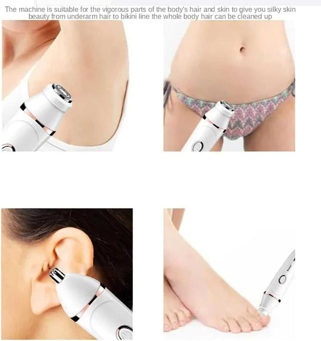 7-in-1 Women's Electric Razor & Dermaplaning Kit for Face & Body