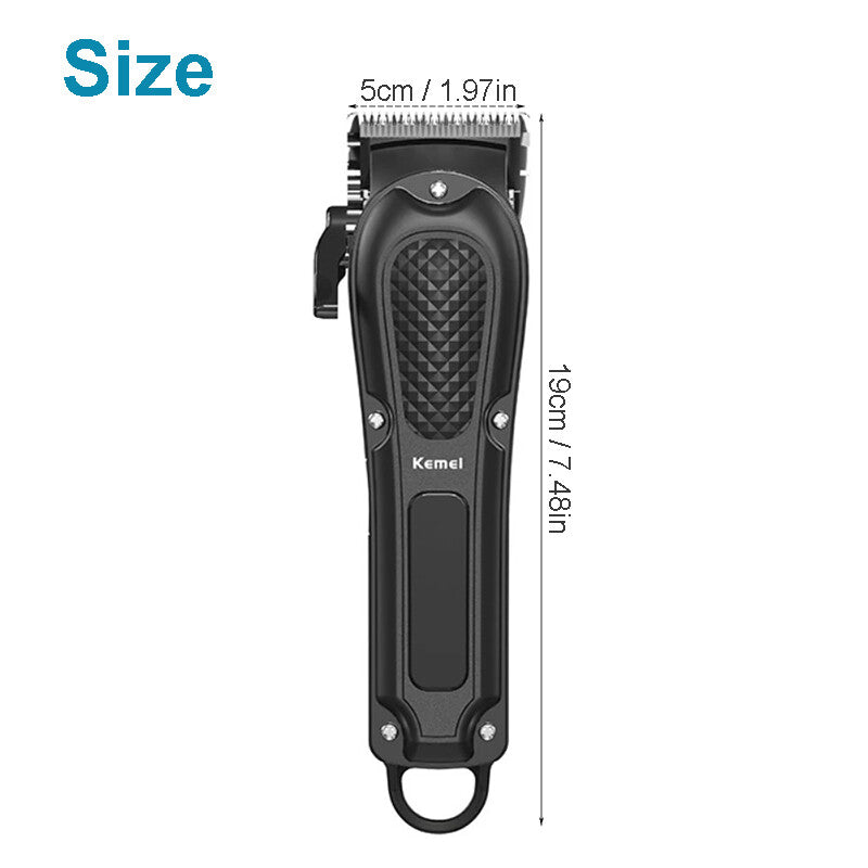 Cordless Hair Clippers & Beard Trimmer Kit - Professional Grooming Set for Men