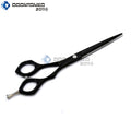 7 Inch Hair Cutting Scissors Shears - Black Professional Barber Tool