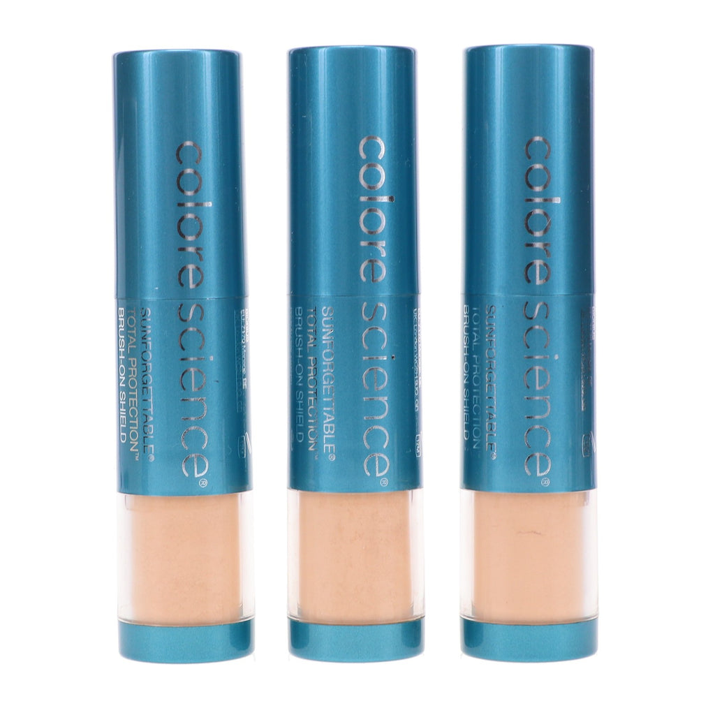 Sun Protection Brush-On Sunscreen SPF 50 Medium Pack of 3
