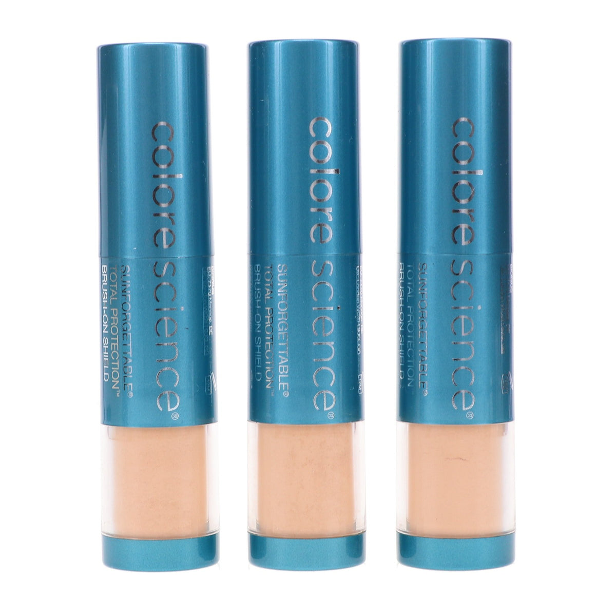 Sun Protection Brush-On Sunscreen SPF 50 Medium Pack of 3