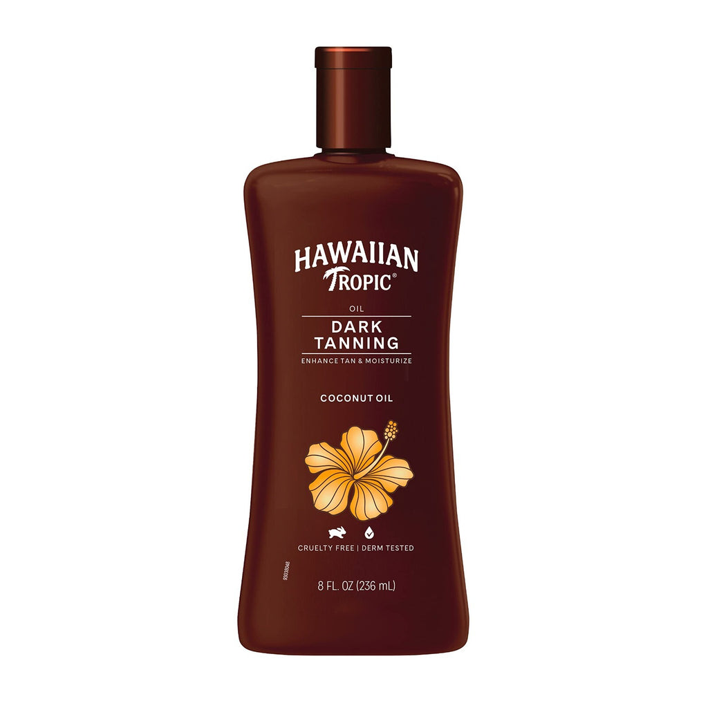 Dark Tanning Coconut Oil 8oz Pack of 3 - Moisturizing Sun Oil