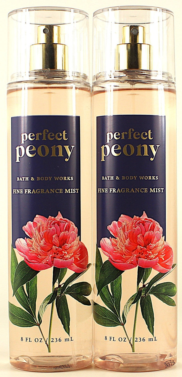 Bath & Body Works Perfect Peony Body Mist Spray 8oz x 2