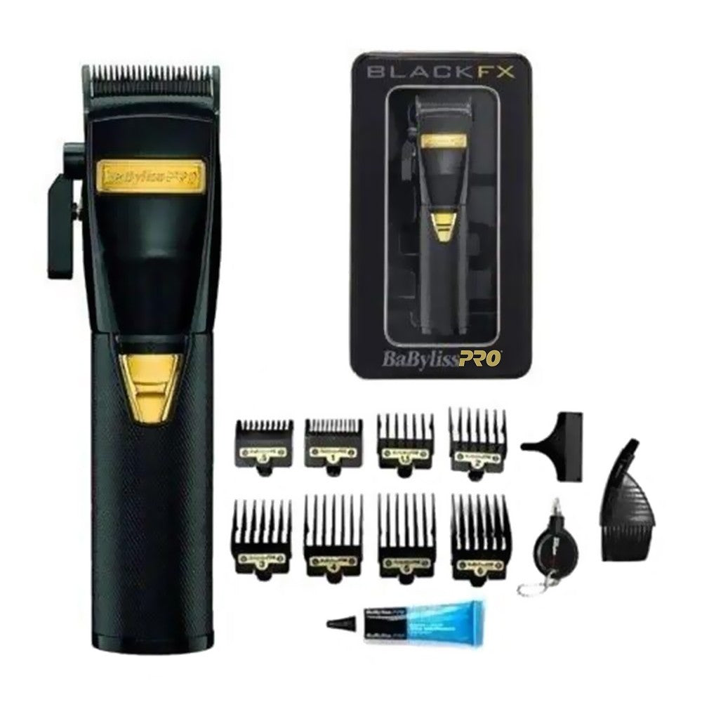 Professional Cordless Hair Clipper with Adjustable Taper & 8 Attachments