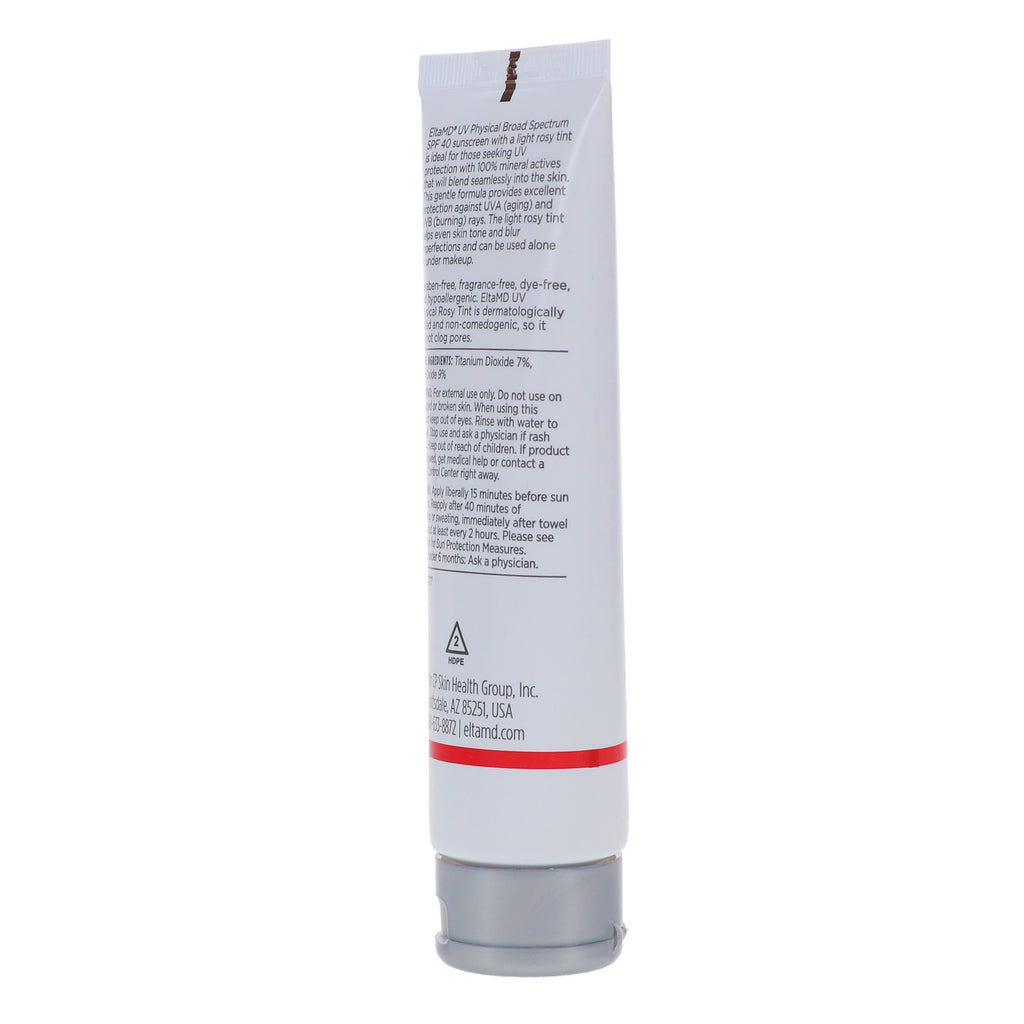 Mineral Sunscreen with Rosy Tint SPF 40 - Face Sunscreen for Sensitive Skin