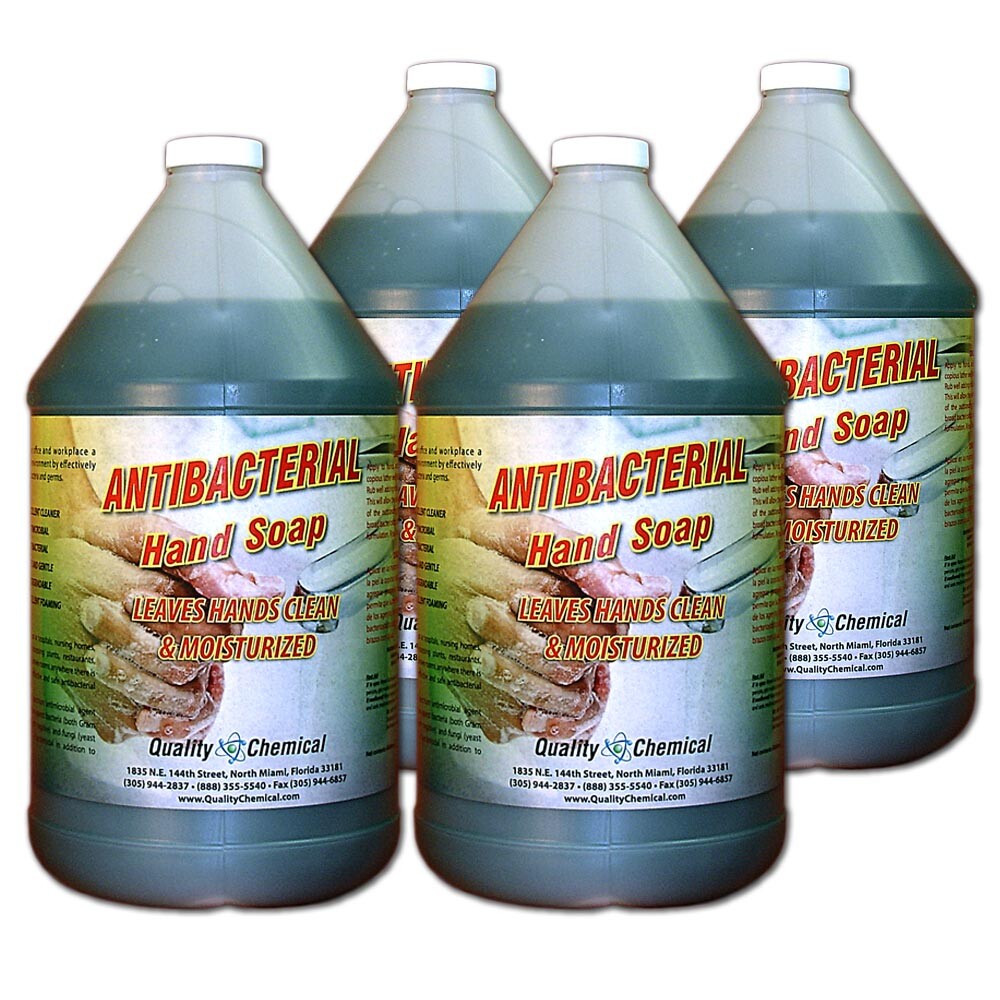 Antibacterial Foaming Hand Soap - 4 Gallon Case, Kills Germs & Bacteria