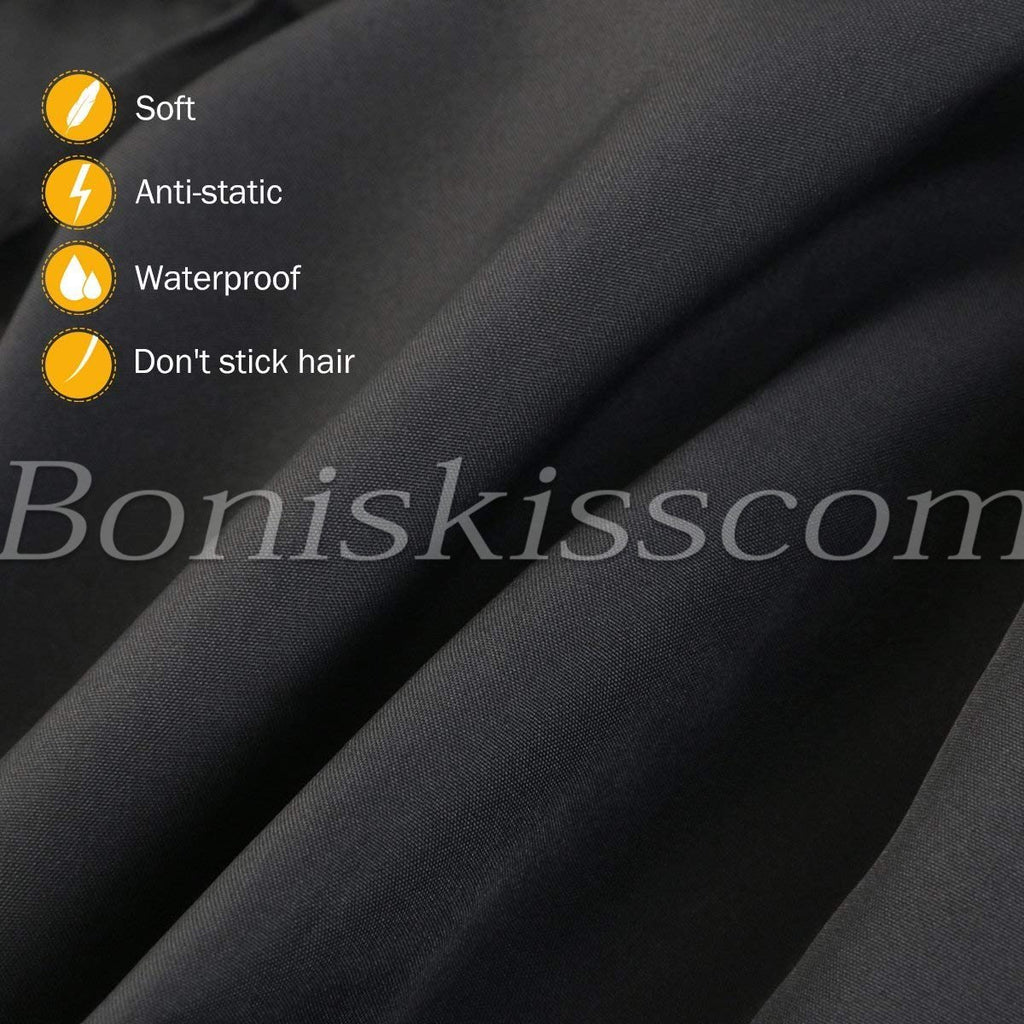 Professional Hairdressing Cape with Phone Viewing Waterproof Salon Gown