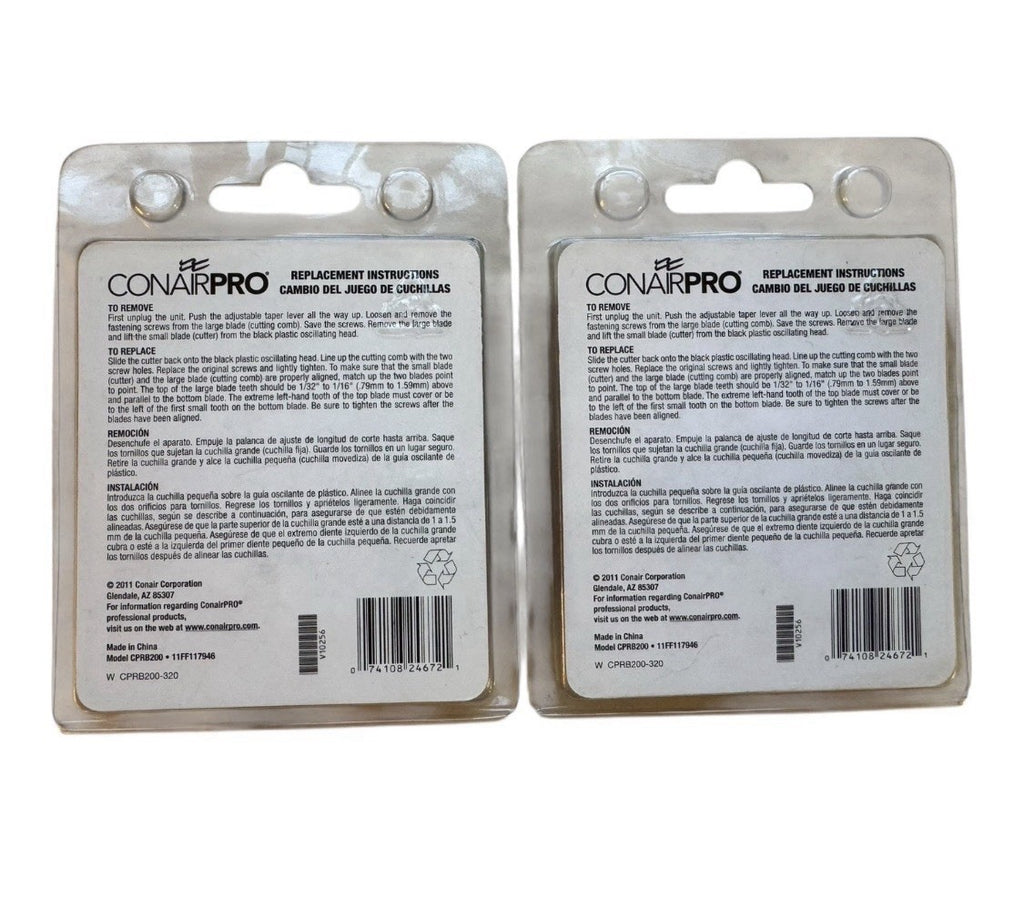 Conair Pro CPC 200 Replacement Self-Sharpening Blade - Lot of 2