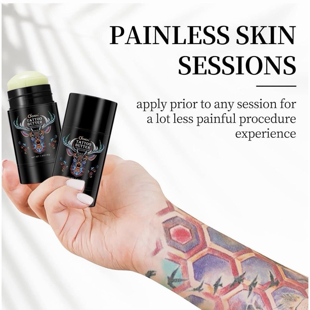 Tattoo Aftercare Butter Balm – All-Natural Organic Moisturizer for Tattoos