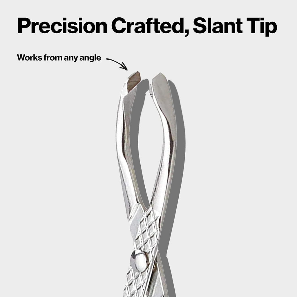 Revlon Slant Tip Tweezer with Easy Scissor Handle - Precise, Comfortable Hair Removal