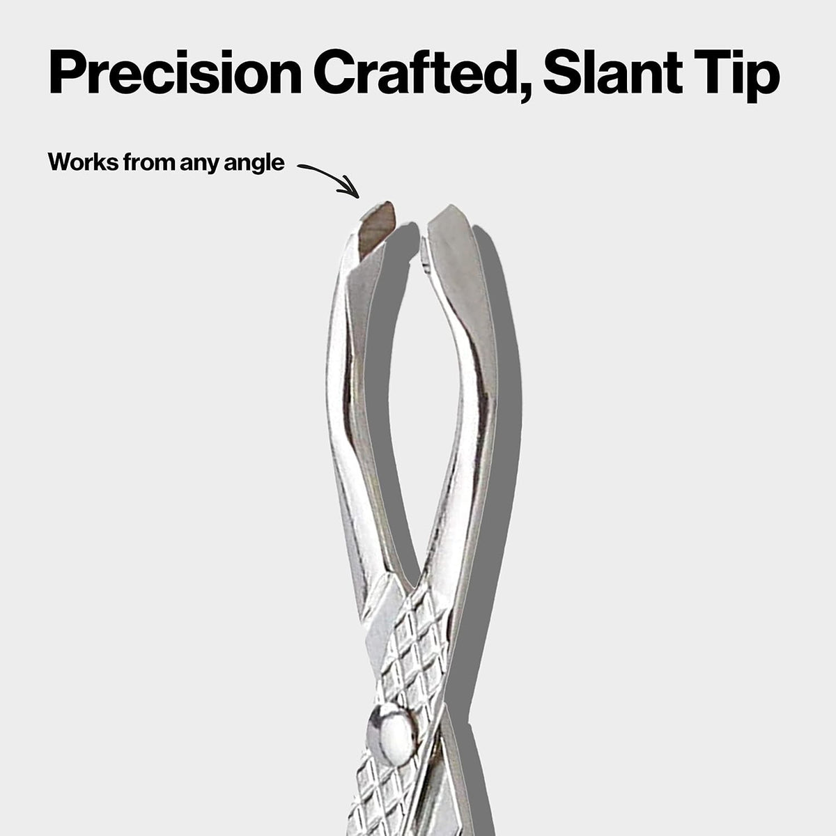 Revlon Slant Tip Tweezer with Easy Scissor Handle - Precise, Comfortable Hair Removal