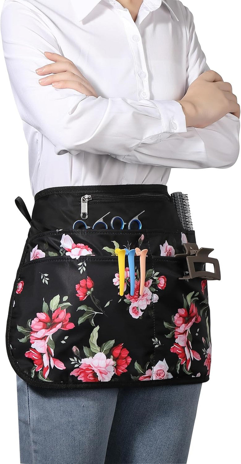 Waterproof Bleach-Proof Barber Apron with 6 Pockets for Hair Stylist