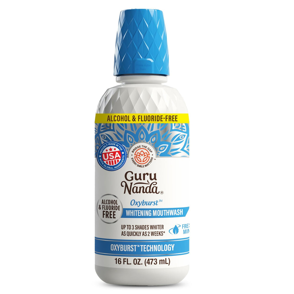 Whitening Mouthwash with Hydrogen Peroxide and Mint - 16 oz Oral Care