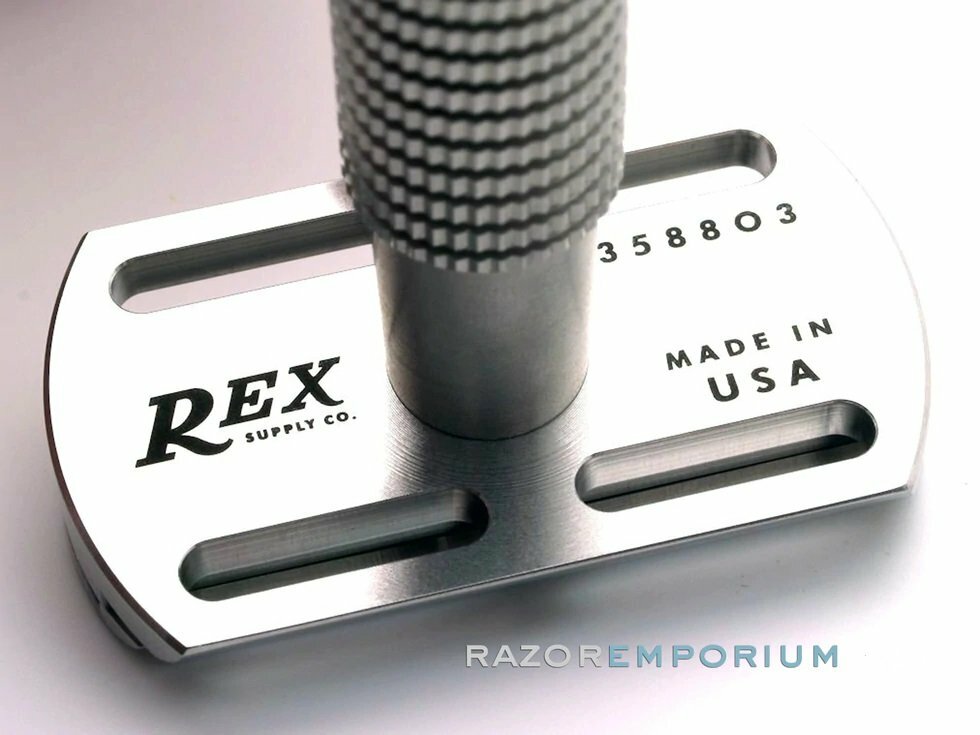 Stainless Steel Double Edge Safety Razor - Envoy by Rex Supply Co.