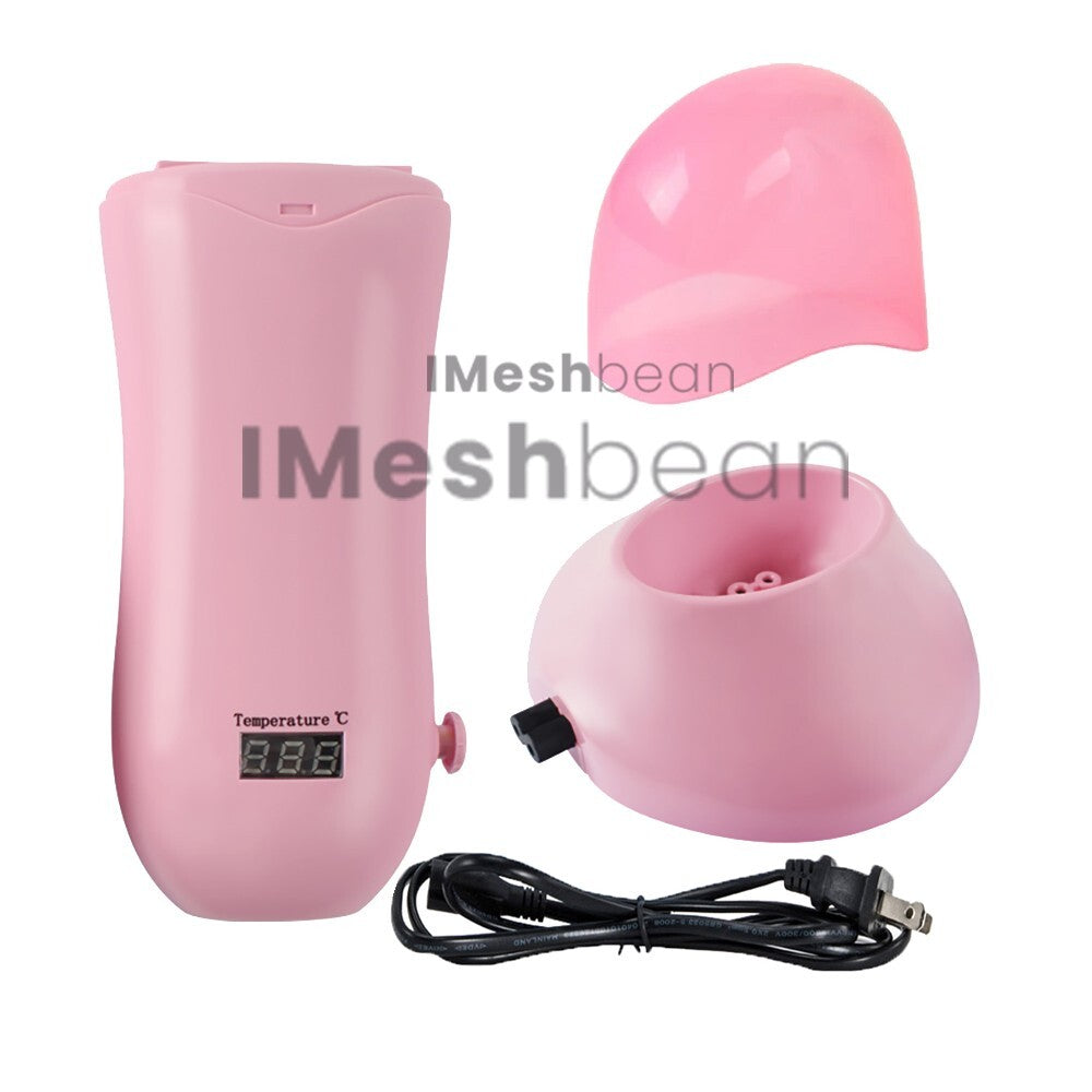 Waxing Kit with Roll-On Depilatory Wax Heater & Cartridges for Hair Removal