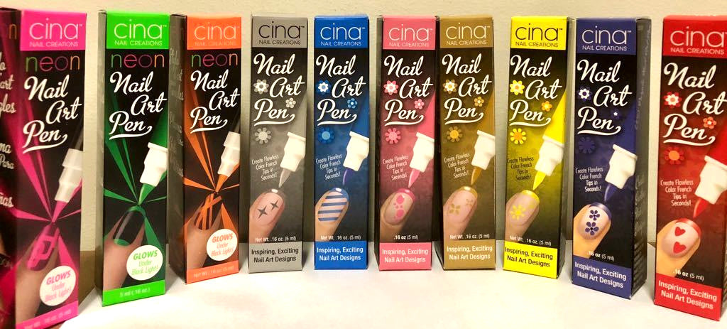 Nail Art Pen for Creative Nail Designs - 5ml, Multiple Colors