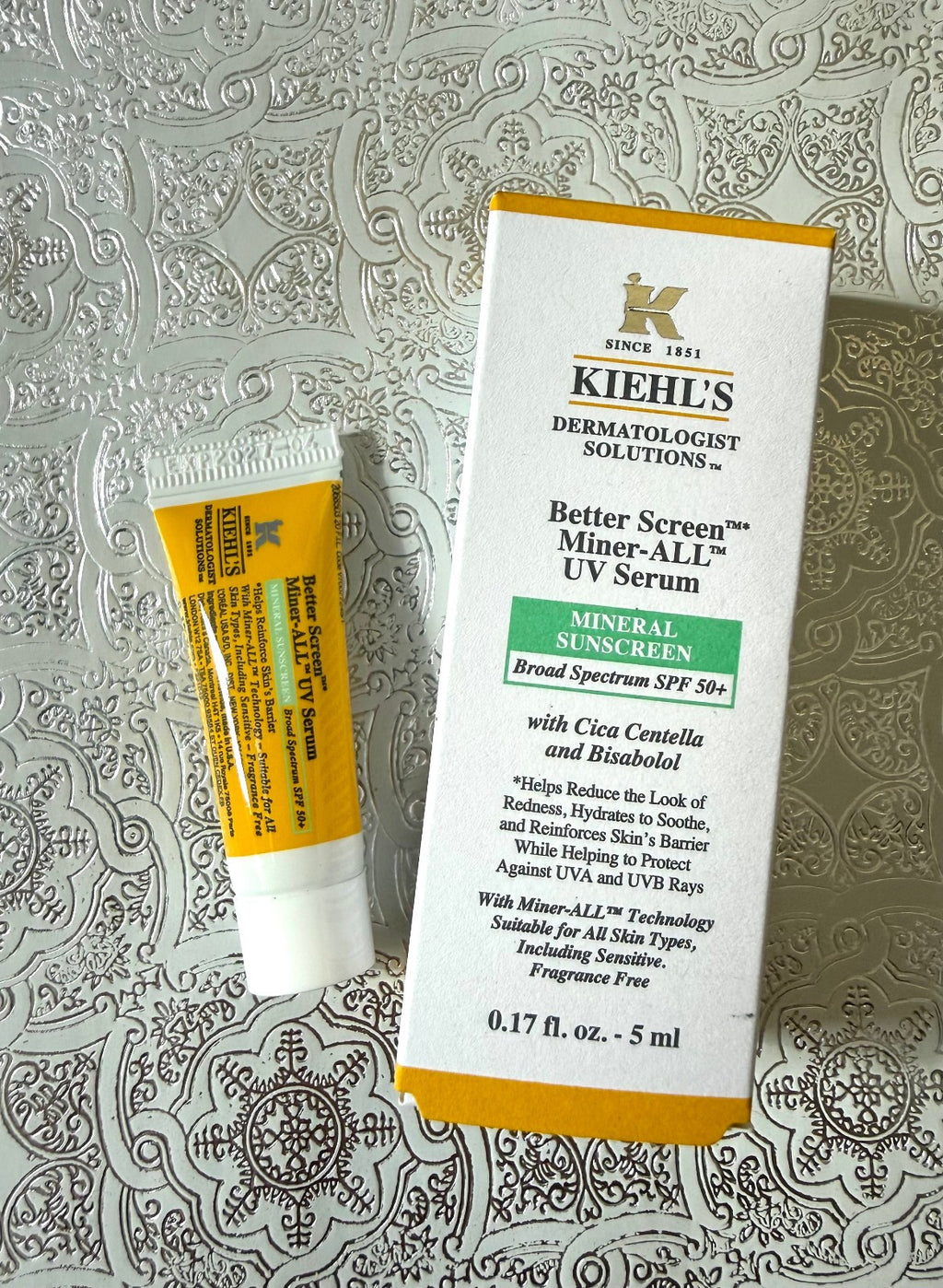 Kiehl's UV Serum SPF 50+ Collagen Sun Protection Travel Samples Set