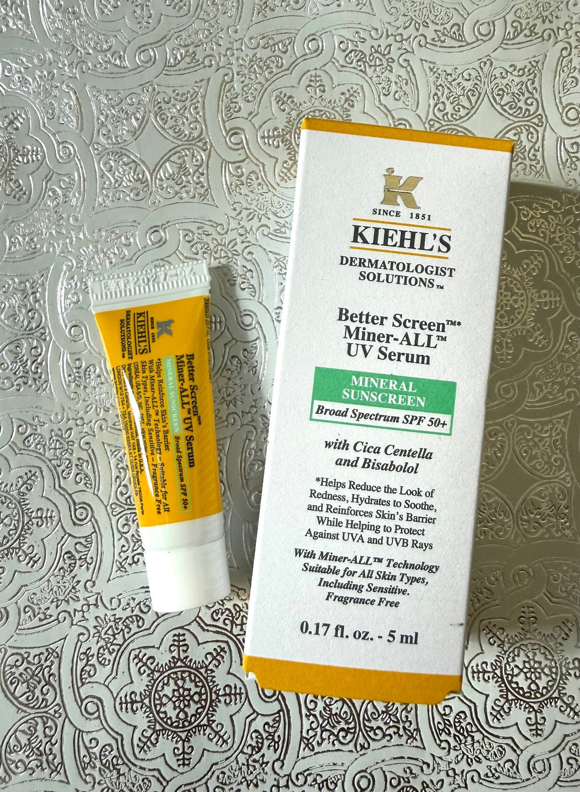 Kiehl's UV Serum SPF 50+ Collagen Sun Protection Travel Samples Set