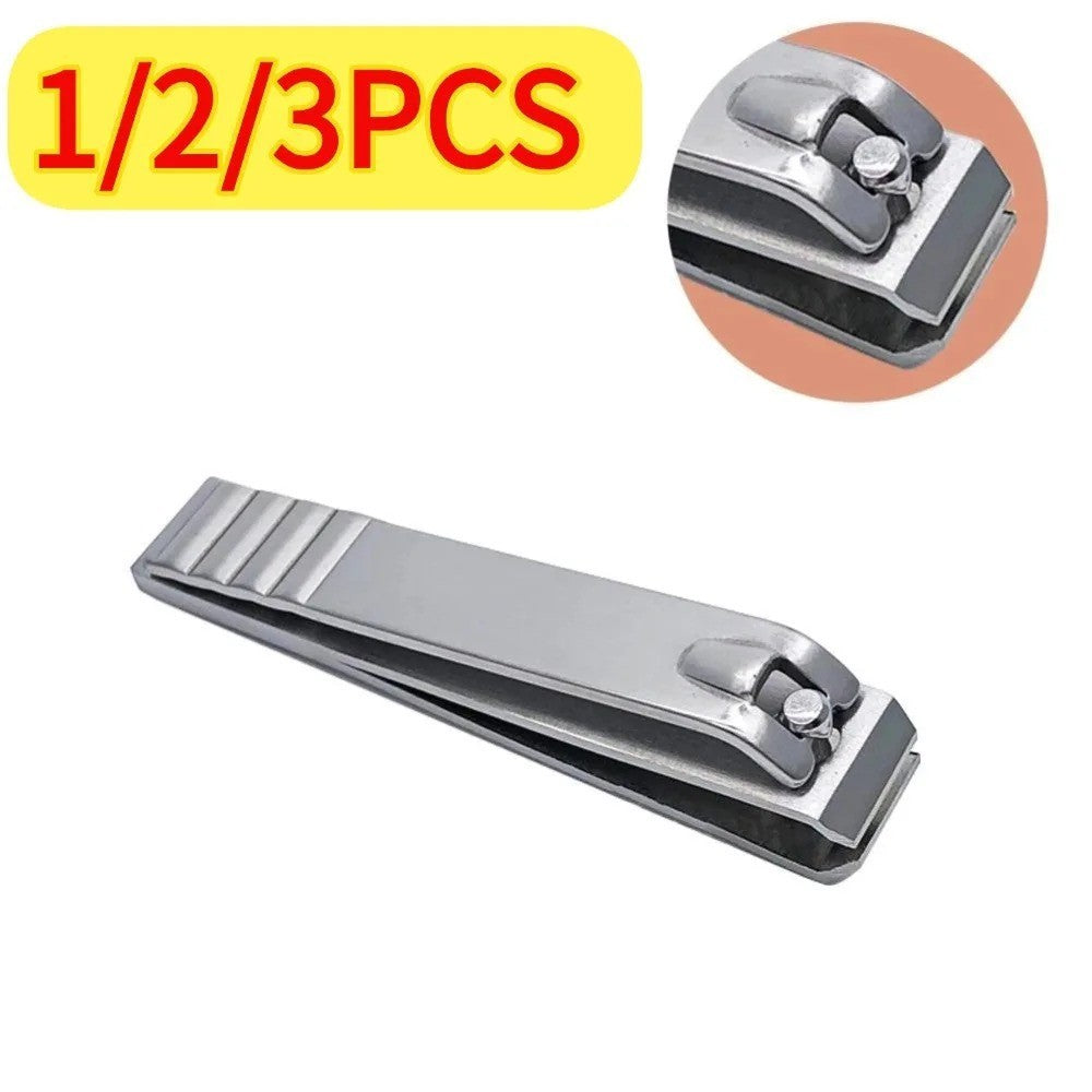 Stainless Steel Nail Clippers Set - Sharp Pedicure & Manicure Trimmers, Multiple Quantities