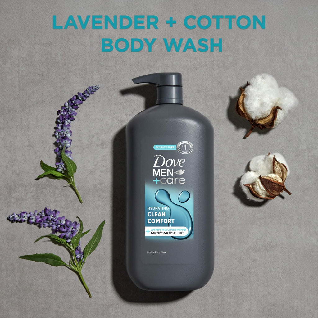 Men's Body and Face Wash - Hydrating 30 oz Clean Comfort