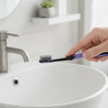 Gentle Giant Charcoal Toothbrush with Tongue Cleaner - Deep Clean & Whitening