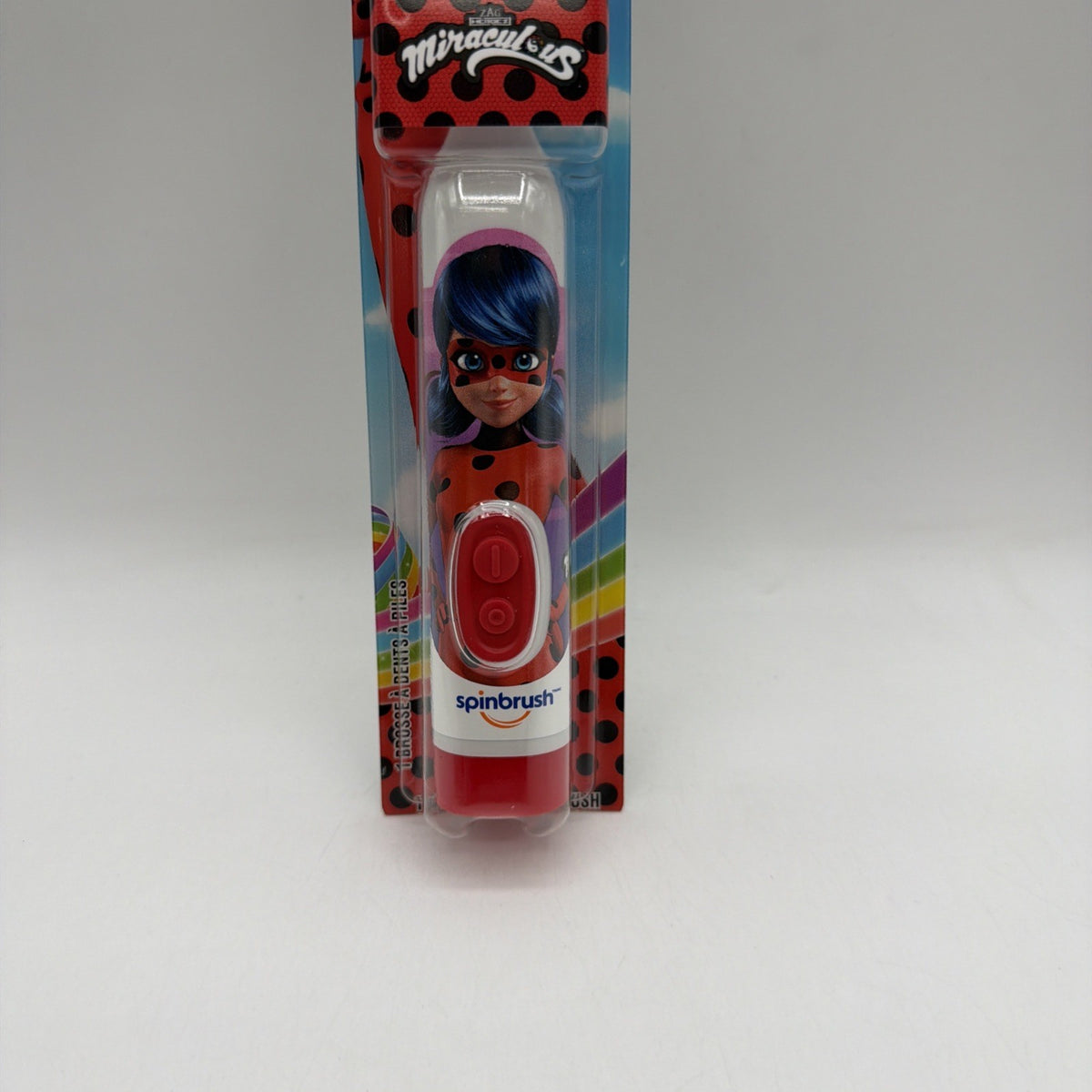 Kids Power Toothbrush with Soft Bristles - Miraculous Ladybug Character