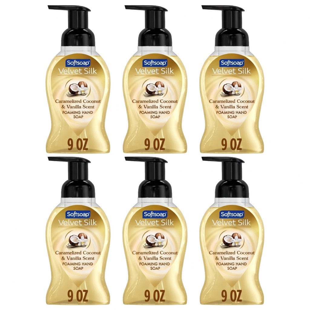 Foaming Hand Soap with Coconut Vanilla - Lot of 6, 9oz each
