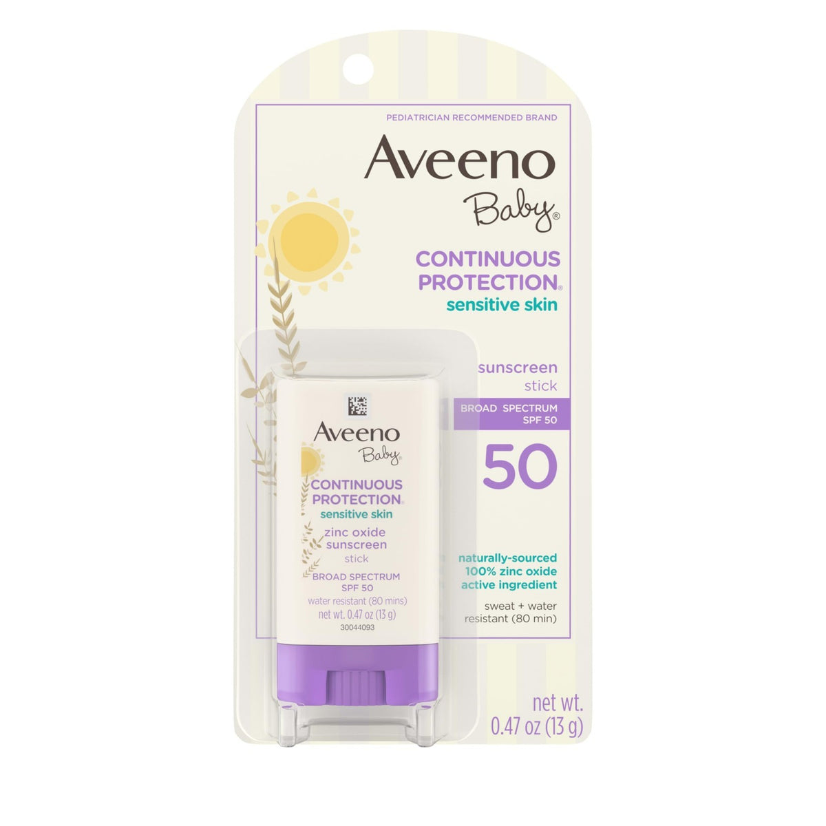 Baby Sunscreen Stick SPF 50 Water-Resistant, Gentle & Safe for Sensitive Skin