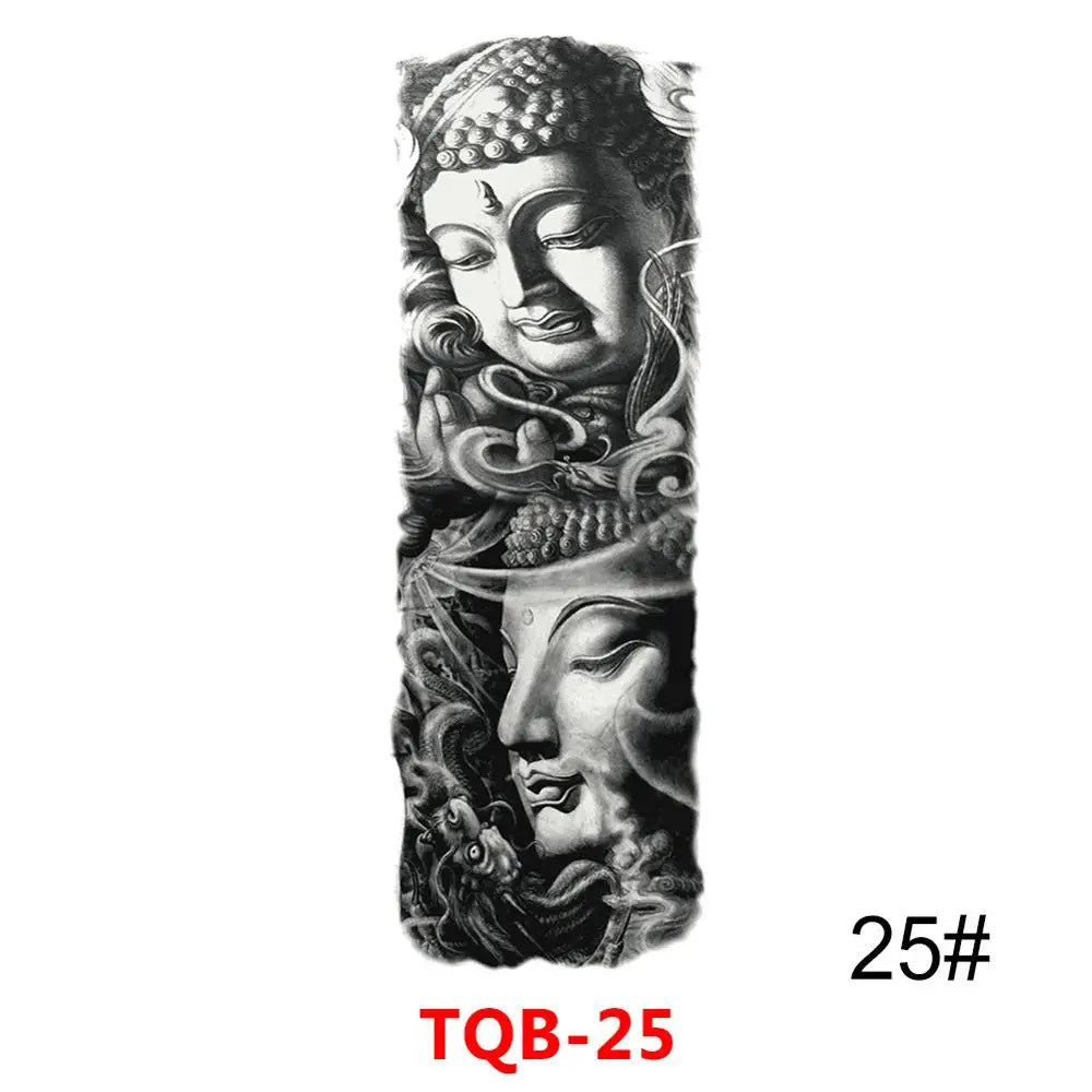 Full Arm Tattoo Sleeve - Large Waterproof Temporary Sleeve for Men & Women